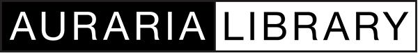 black and white Auraria Library logo